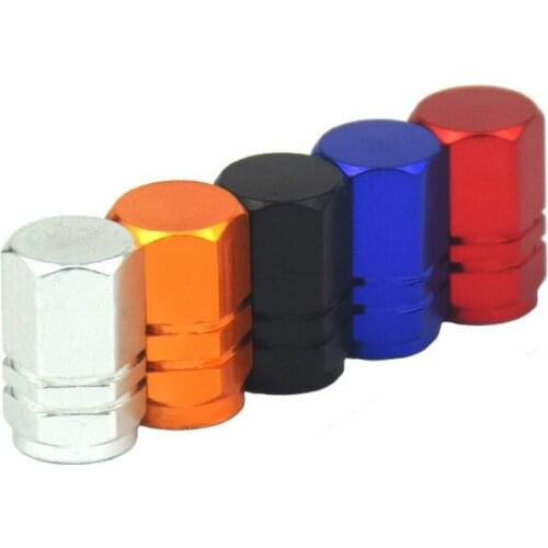 4PCS Aluminum Alloy Car Wheel Tire Valve Caps Tyre Rim Stem Covers Airdust Waterproof For Automobiles Motorcycles Trucks Bikes