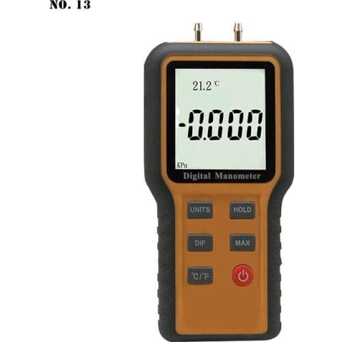 Manometer Gas Pressure Tester Digital Air Pressure Meter Differential Pressure Gauge HVAC Gas Pressure Tester 12 Unit of Measure