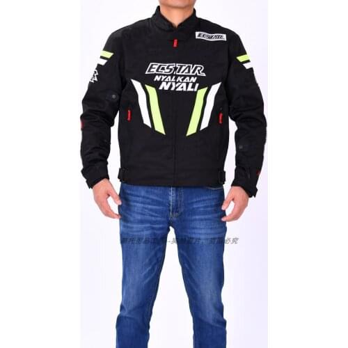 Four seasons oxford textile jacket for Suzuki with cotton lining Motorbike Motocross Jackets With Protector
