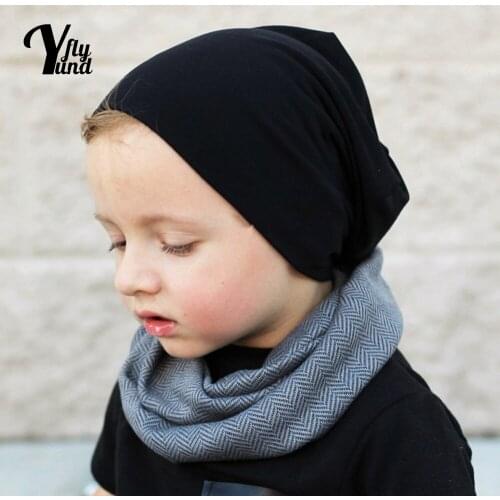 Yundfly Soft Comfortable Knitting Cotton Infant Hat Winter Warm and Ear Protection Baby Cap Kids Accessories Clothing Decoration