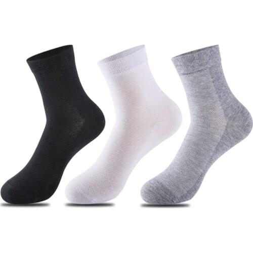 New Bamboo Fiber Men Socks Classic Deodorant Business Brand Crew Socks Men Casual Compression Socks 5pairs/lot=10pieces