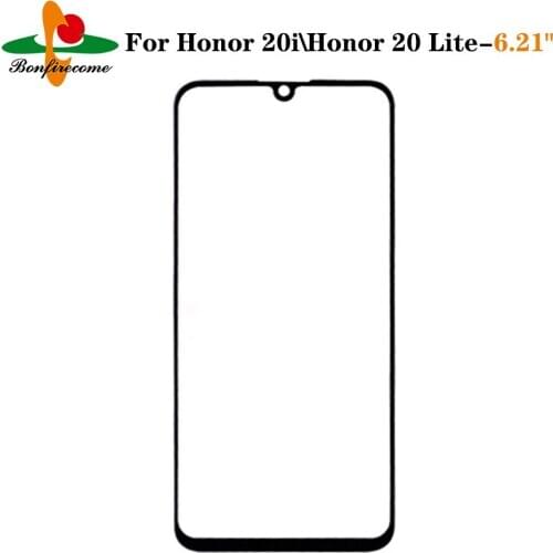 10Pcs\lot For Huawei Honor 20i HRY-AL00T HRY-TL00T / Honor 20 Lite HRY-LX1T Front Touch Screen Glass Outer Lens Replacement