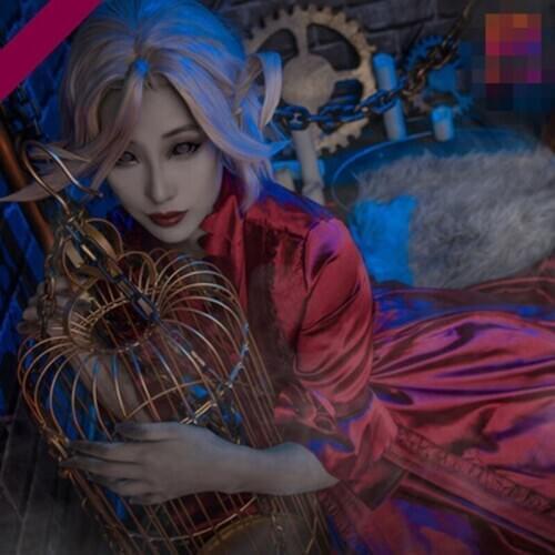 Anime Game Identity V Red Lady Blood Queen cosplay dress Royal Countess New Supervisor Elegant cosplay costume Wigs Shoes