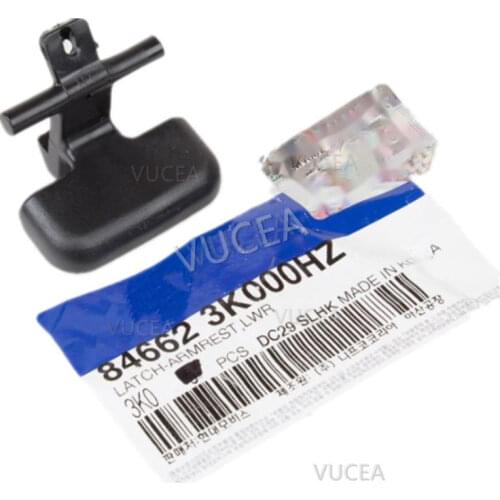 Genuine OEM For Hyundai Sonata Latch Armrest Clip (LWR) 2006-10 Black (1PC) 84662-3K000HZ 846623K000HZ 84662 3K000HZ