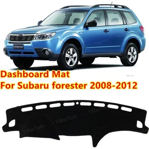 For Subaru forester 2008-2012 Anti-Slip Mat Sunshade Dashmat Protect Carpet Dashboard Cover Pad Accessories
