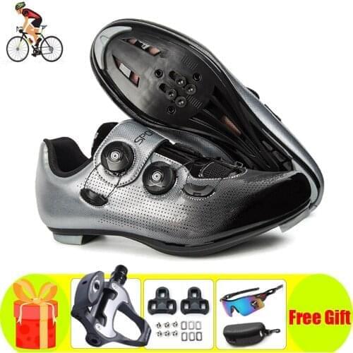 Sapatilha Ciclismo Road Bike Cycling Shoes Bicycle Sneakers Men Women Pedals Wear-resistant Racing Bicycle Footwear