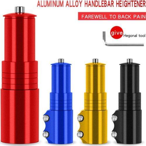 2019 New Aluminum Alloy 12cm Bicycle Stem Handlebar Extender Bike Front Fork Extender MTB Mountain Heighten Bikes Cycling Part