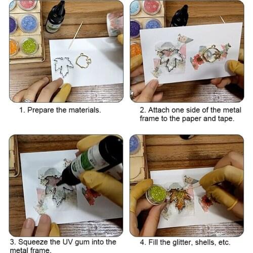 UV Resin Glue Ultraviolet Curing Solar Cure Sunlight Activated Hard DIY Quick Drying For Jewelry SCIE999