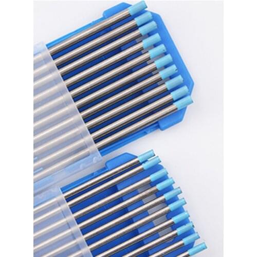 10pcs WL20 Tungsten Electrode 1.0-4.0mm 175mm Argon Tungsten Electrode Welding Rods Set For Argon Arc TIG Welding Machine