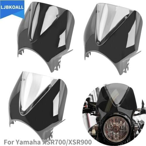 2016 XSR700 XSR900 Motorcycle Windscreen Windshield Wind Deflector For Yamaha XSR 700 900 2017 2018 2019 2020 XSR 900 XSR 700