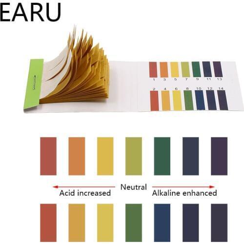 80 Strips PH Meters Indicator Paper PH Value 1-14 Litmus Testing Paper Tester Urine Health Care Paper Water Soilsting Kit