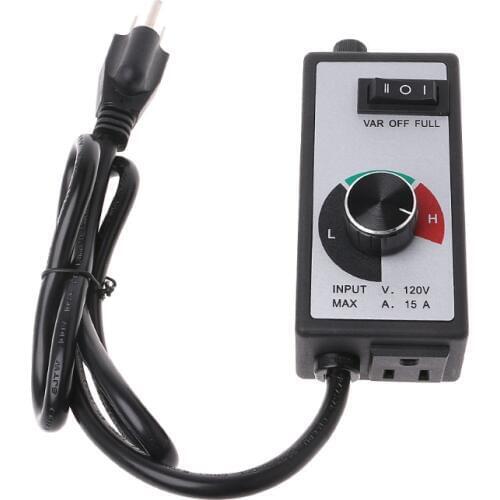 AC 120V 15A Fan Variable Voltage Speed Control Electric Motor Rheostat Governor