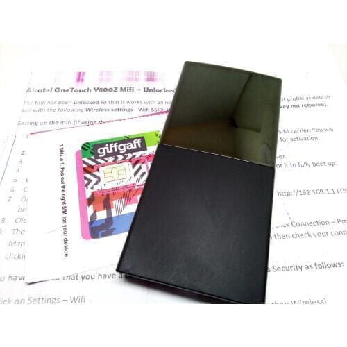 Alcatel Y800 Unlocked 4G 3G Mobile Wifi Hotspot Wireless Broadband Modem MiFi