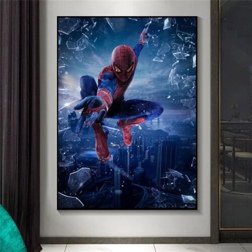 Diamond Painting Marvel Spiderman Superhero Comics Avenger Picture Of Rhinestone Full Drill Diamond Embroidery Mosaic Home Decor