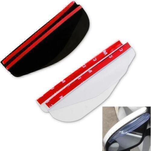 BOOMBLOCK 2x Universal Rearview Mirror Rain Eyebrow For BMW E46 E39 E60 E36 E90 F30 F10 X5 E53 Ford Focus 2 3 MK2 Fiesta mustang