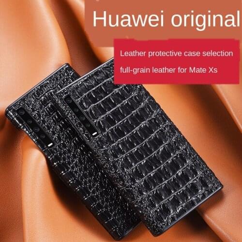 Genuine Leather Bakc Case For Huawei Mate X XS Back Case