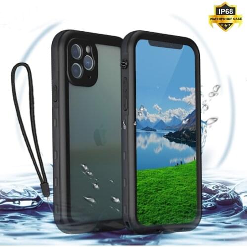 Shellbox Waterproof Case for iPhone 11 Pro Max XR XS MAX Shockproof Case for iPhone 8 7 6 6S Plus Shockproof Silicone Case Cover