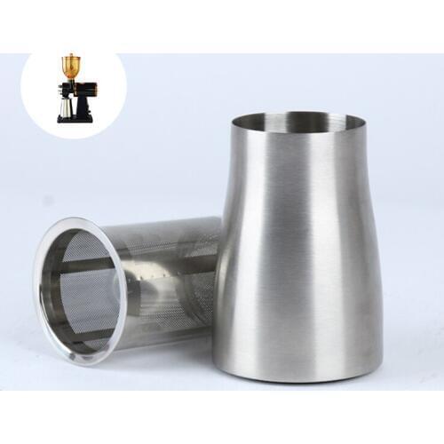 Electric Coffee Grinder Sifter Stainless Steel Coffee Powder Filter Box Coffee Grinder Parts