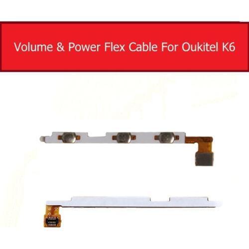 ON / OFF Power & Volume Flex Cable For Oukitel K6 Power Button & Volume Control Switch Side Keypad Flex Ribbon Replacement