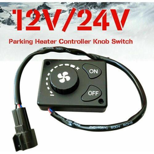Mayitr 1pc Car Auto Diesel Air Parking Heater Blower Controller Accessories Knob Switch Parts Accessories