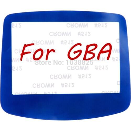 Multi-color Plastic Lens for GBA Screen Lens for Gameboy Advance Color Lens Protector W/ Adhensive