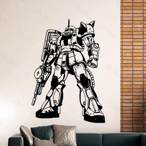 Wall Sticker Cartoon For Lovers Of The Series Of Cool Giant Robot Wall Decal Childrens Room Boys' Room Vinyl Sticker