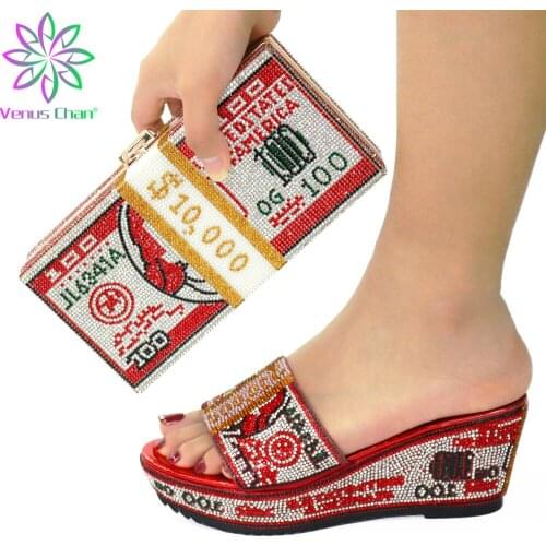 Latest Shoes and Bags To Match for Wedding Luxury Shoes Women Designers Women Shoes High Heel Nigerian Shoes and Matching Bags