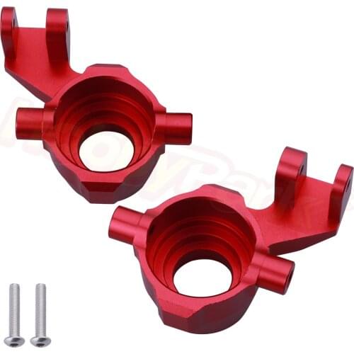 Aluminum Alloy Steering Blocks Front Steering Knuckles (Left & Right),Replacement Parts of 8937 for 1/10 Traxxas Maxx Upgrades