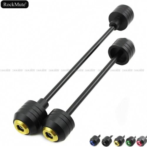 Front Rear Axle Fork Crash Sliders For SUZUKI GSX-S 750 2015-2016 Motorcycle Wheel Protector