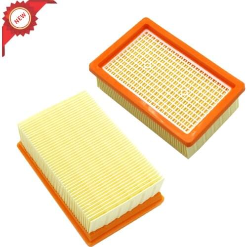 Flat-Pleated Filter for KARCHER MV4 MV5 MV6 WD4 WD5 WD6 Wet and Dry Vacuum Cleaner Parts #2.863-005.0 HEPA Filters
