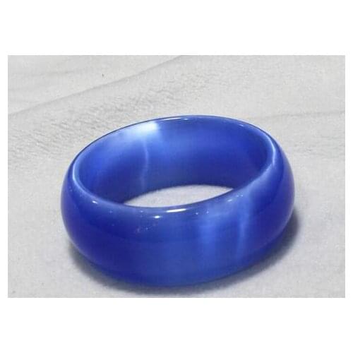 Selling Jewelry>>>Natural Crystal Jewelry Wholesale Dark Blue Opal Bracelet Wholesale Widening Thicken Valentines Day Gift