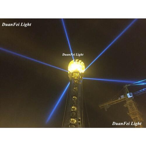 With flycase Xenon Lamp 3000W Outdoor Moving Head Sky Search Light Waterproof Discolor Moving Head Beam Sky Tracker