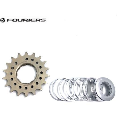 Fouriers Steel Cr-mo Heat Treated Fixed Gear For Cassette Hub Rear Freewheel Teeth Single Speed Conversion Bicycle Cogs