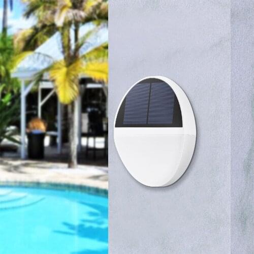 Solar Wall Lamp 48led Outdoor Highlight Radar Induction Garden Waterproof Body Light Buitenlamp Met Beweging Patio Decoration