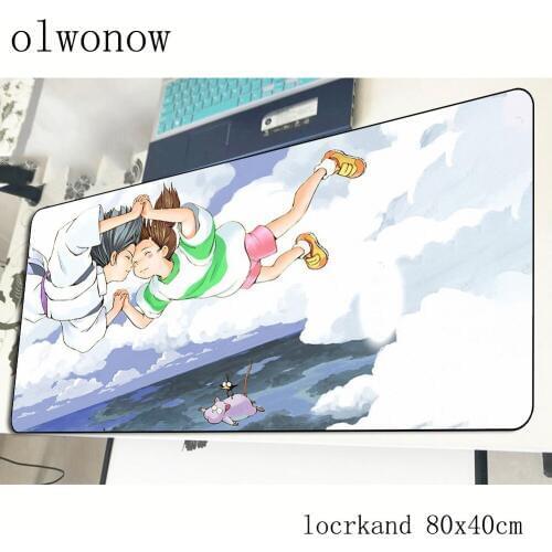 Spirited Away mousepad gamer large 800x400x2mm gaming mouse pad cheapest notebook pc accessories laptop padmouse ergonomic mat