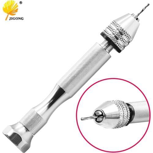 Jewelry Craft Hand Pin Hole Drill Jewelers Burs Drilling Reamer Chuck Clamp 0.3-3.6mm Mini Hand Twist Drill For 7*0.75 chuck