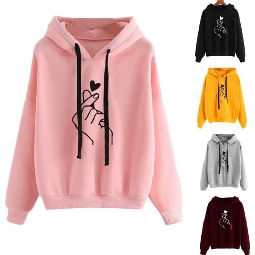 Women Hoodies Sweatshirts 2020 Spring Autumn Plus Size Long Sleeve Pocket Pullover Hoodie Female Casual Femme Hooded Sweatshirts