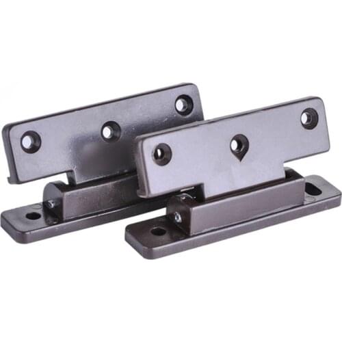 2pcs Plastic spring hinge Wardrobe Cabinet dust small hinge Universal Furniture Wood Door fixed Connector Hardware Accessories