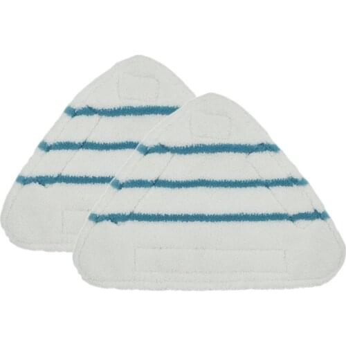 2Pcs Household Steam Mop Replacement Pads Triangle Washable Cloth Cleaning Floor Microfiber Mop Head Pad Steam Mop Fittings