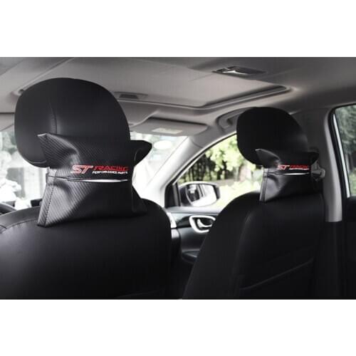 1pc Car Interior Accessories Auto Tissue Box Towel Sets Car Storage Decoration Holder Case For Ford St Racing Focus Car Styling