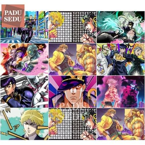 Diamond Painting JoJo Bizarre Adventure Joestar Dio Brando Crystal Full Square Daimond Mosaic Paintings Embroidery Birthday Gift