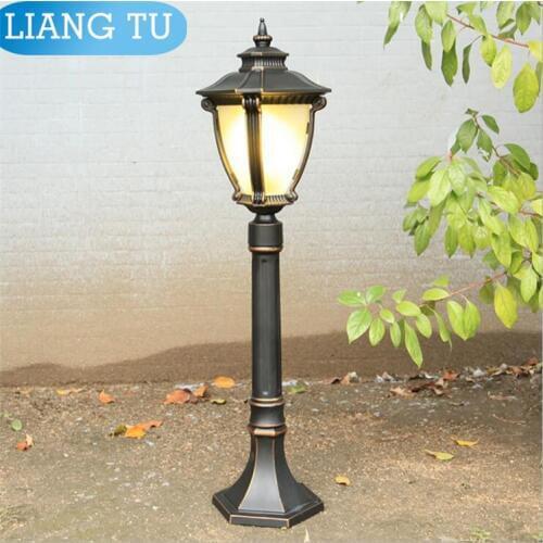 Free Shipping Bronze Finished Outdoor Pole Post Mounts With Post Lantern Lighting Fixtures