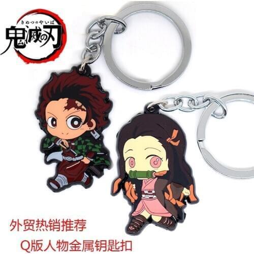 Kimetsu no Yaiba Cosplay Demon Slayer Cos Kamado Tanjirou Nezuko Agatsuma Zenitsu Tsuyuri Kanawo Tomioka Giyuu Pendant Keychain