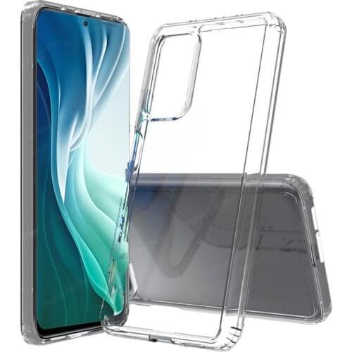 Airbag Transparent Case On For Xiaomi Mi 11 Lite 5G 10T Pro TPU Coque Shell Capa For Xiaomi Poco X3 NFC F3 M3 Pro Phone Case