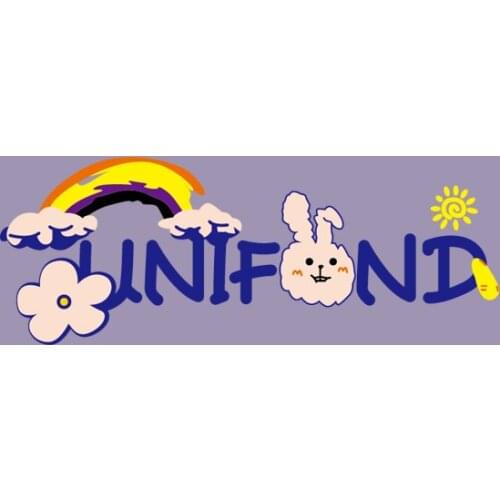 Color printing stickers for iron on baby clothes heat transfer patch accessories cartoon rainbow bunny patch accessories