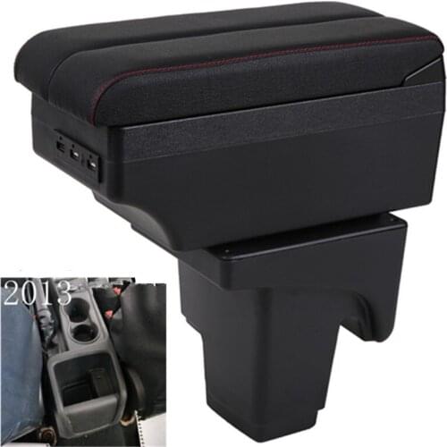 For Ford focus 3 armrest box central Store content focus mk3 armres box with USB interface