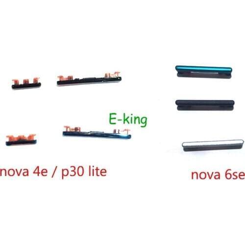 For Huawei Nova 4e / P30 Lite Nova 6se Phone Housing Side Key Power Volume Button