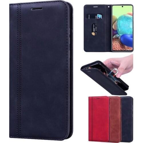 For Samsung Galaxy A71 5G Protective Flip Cover PU Leather Case A71 SM-A716B A716U A716S Protector Shell Wallet Funda Capa Bag