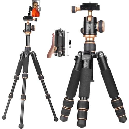 Flexible Tripod for Phone Professional Aluminum Camera Tripod for SLR DSLR Digital Tik tok Phone Smartphone Tripod Monopod