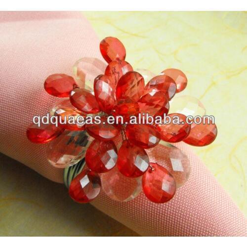 Acrylic napkin ring wedding napkin holder and party decoration